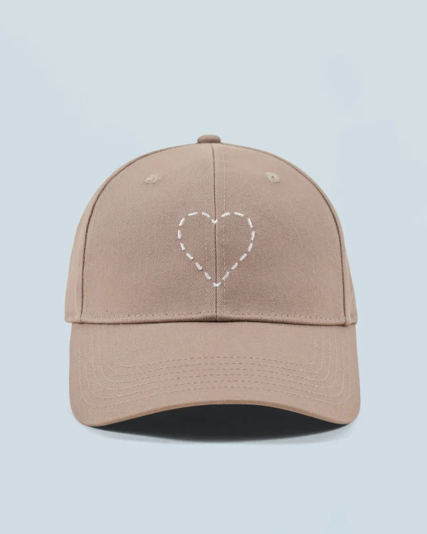 Casquette à Visière Courbée Coeur Brodé^FROM FUTURE Best