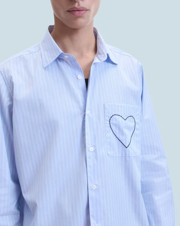 Chemise Manches Longues Coeur^FROM FUTURE Best Sale