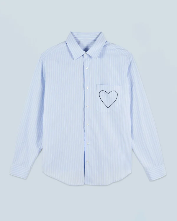 Chemise Manches Longues Coeur^FROM FUTURE Best Sale