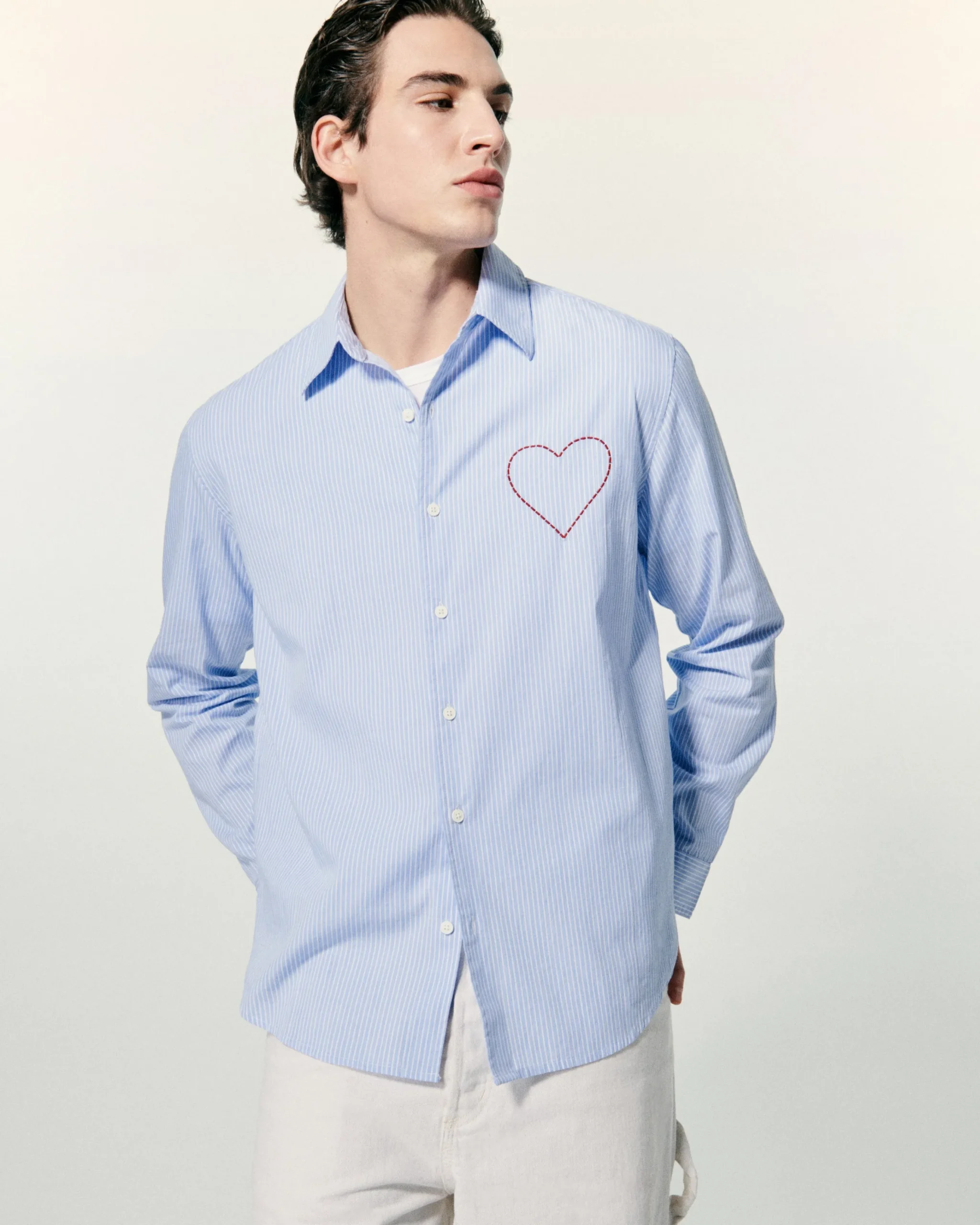 chemise_manches_longues_popeline_1-1.webp Chemise Manches Longues Popeline^FROM FUTURE Fashion