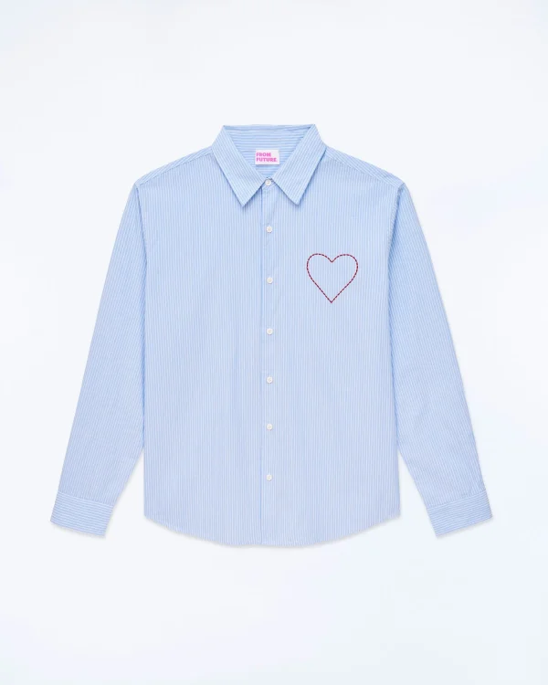 Chemise Manches Longues Popeline^FROM FUTURE Fashion