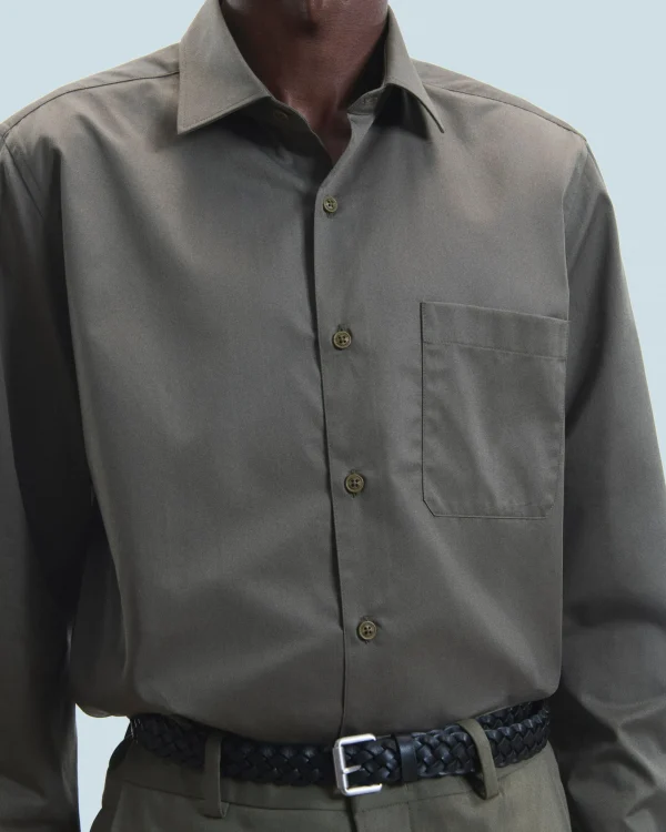 Chemise Manches Longues Uni Broderie^FROM FUTURE Online