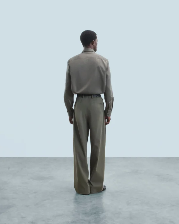 Chemise Manches Longues Uni Broderie^FROM FUTURE Online