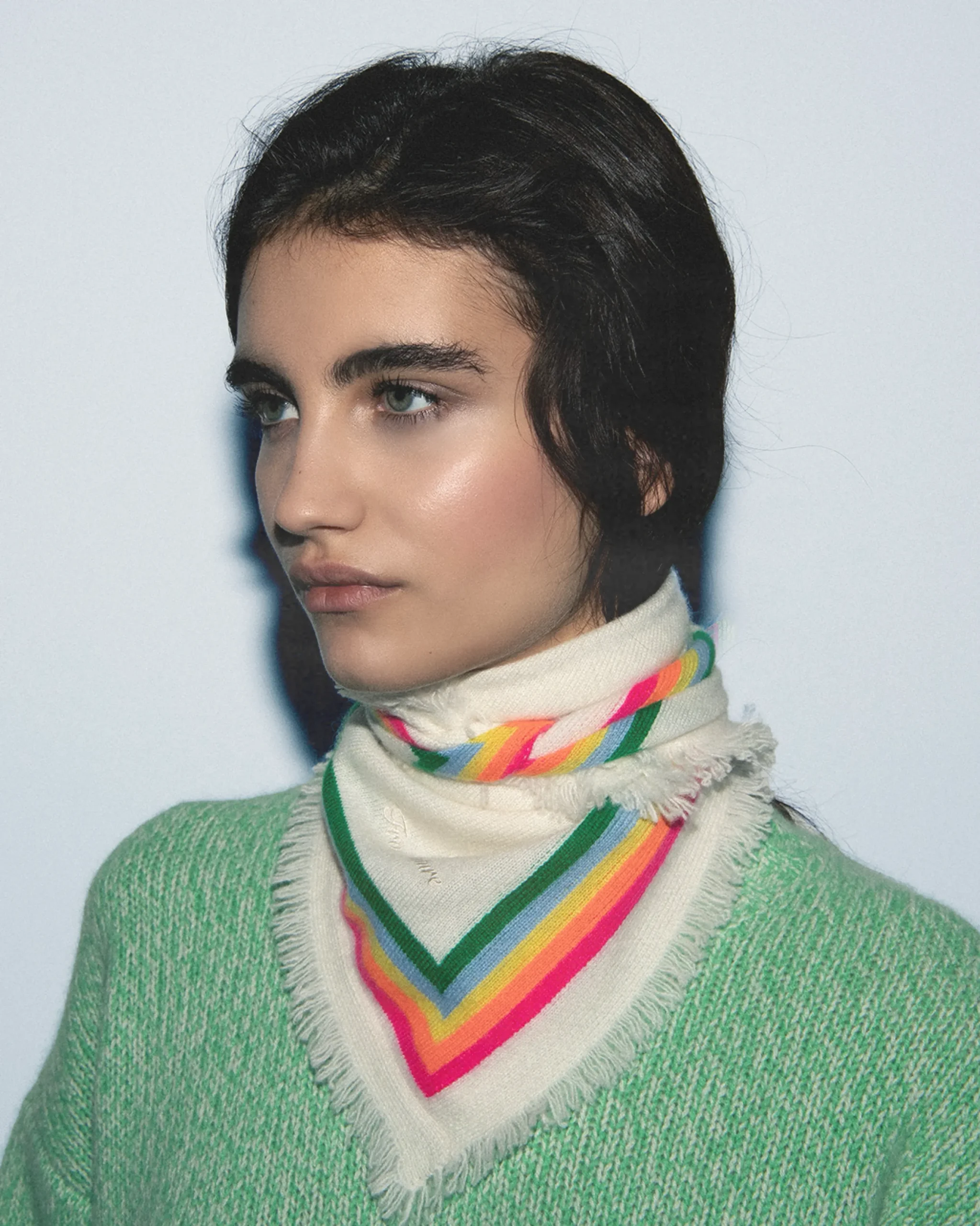foulard_regular_bande_multicolore_0-1.webp Foulard Regular Bande Multicolore^FROM FUTURE Clearance