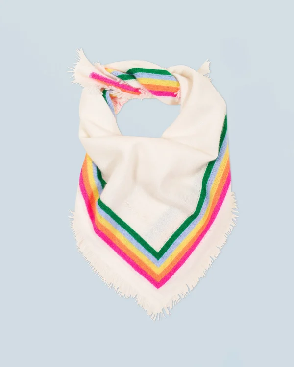 Foulard Regular Bande Multicolore^FROM FUTURE Clearance