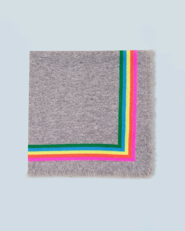 Foulard Regular Bande Multicolore^FROM FUTURE Cheap