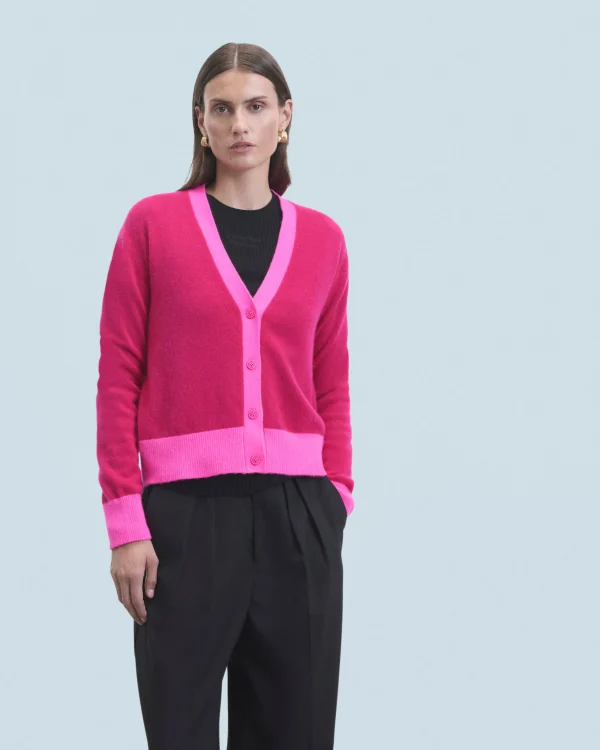 Pull Cardigan Bicolore Léger^FROM FUTURE New