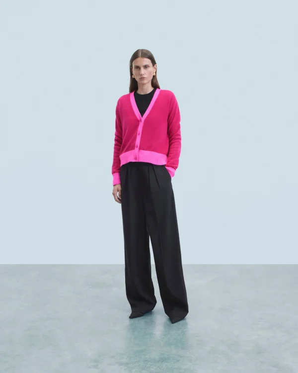 Pull Cardigan Bicolore Léger^FROM FUTURE New