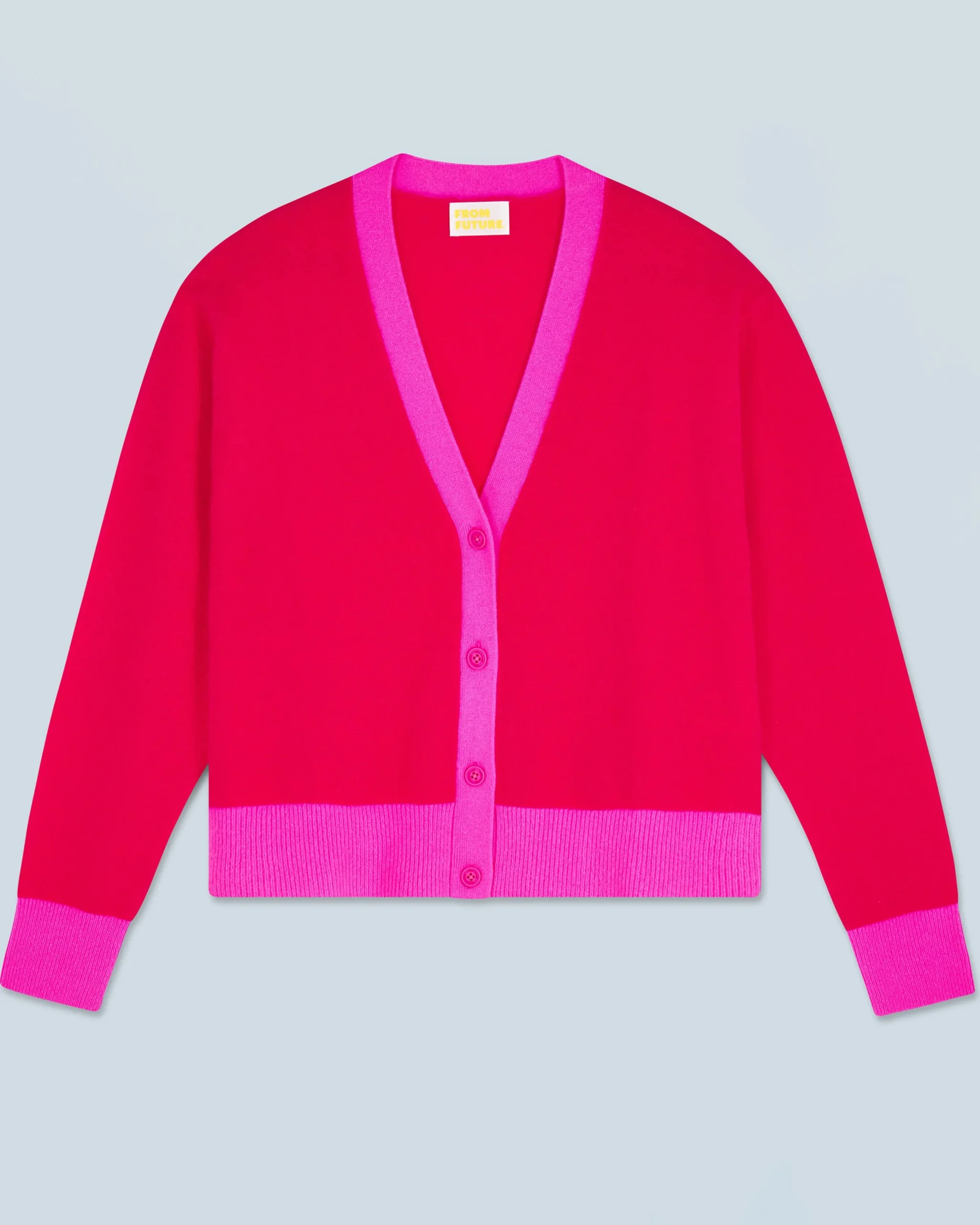 Pull Cardigan Bicolore Léger^FROM FUTURE New