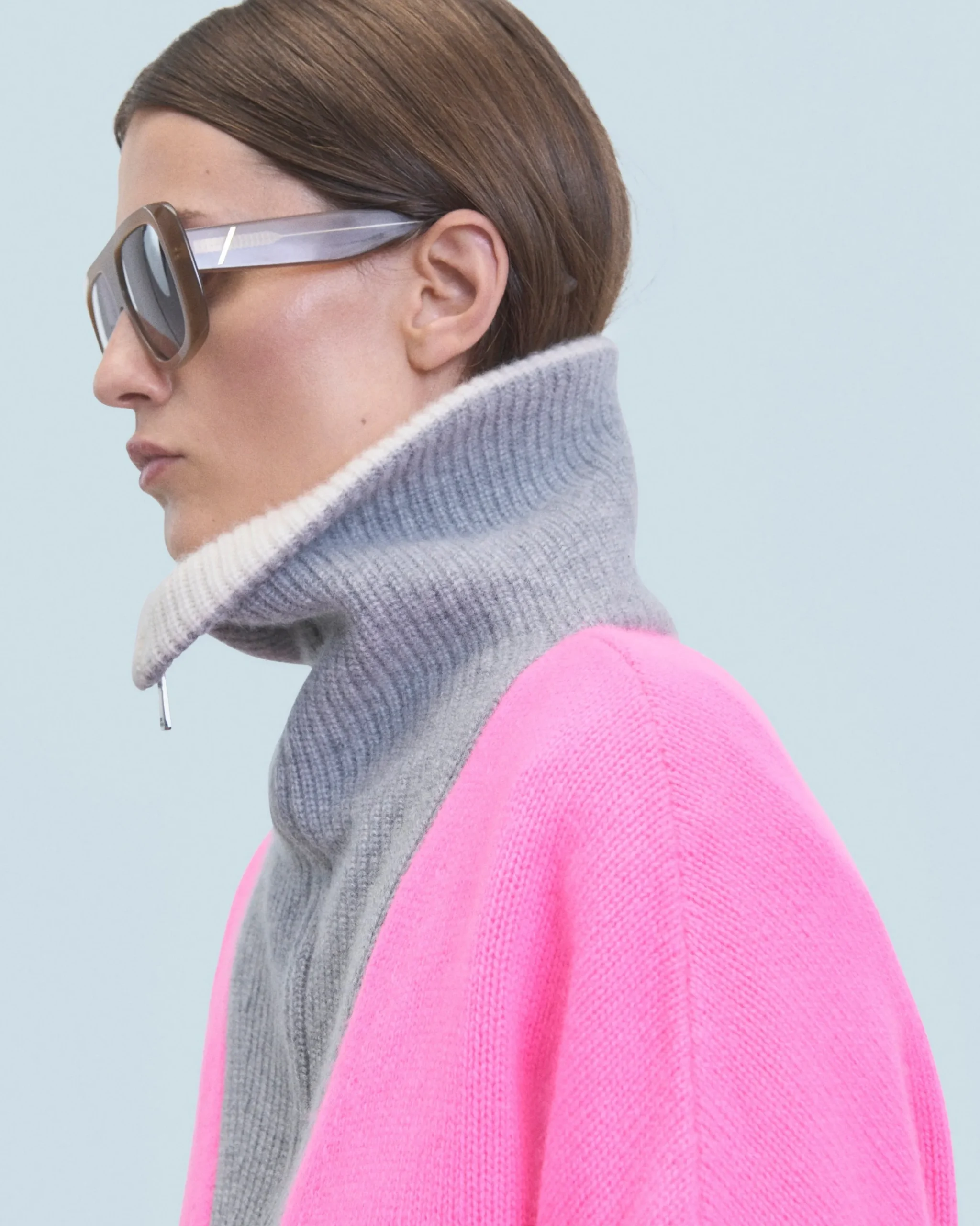 Pull Col Camionneur Tricolore^FROM FUTURE Best Sale