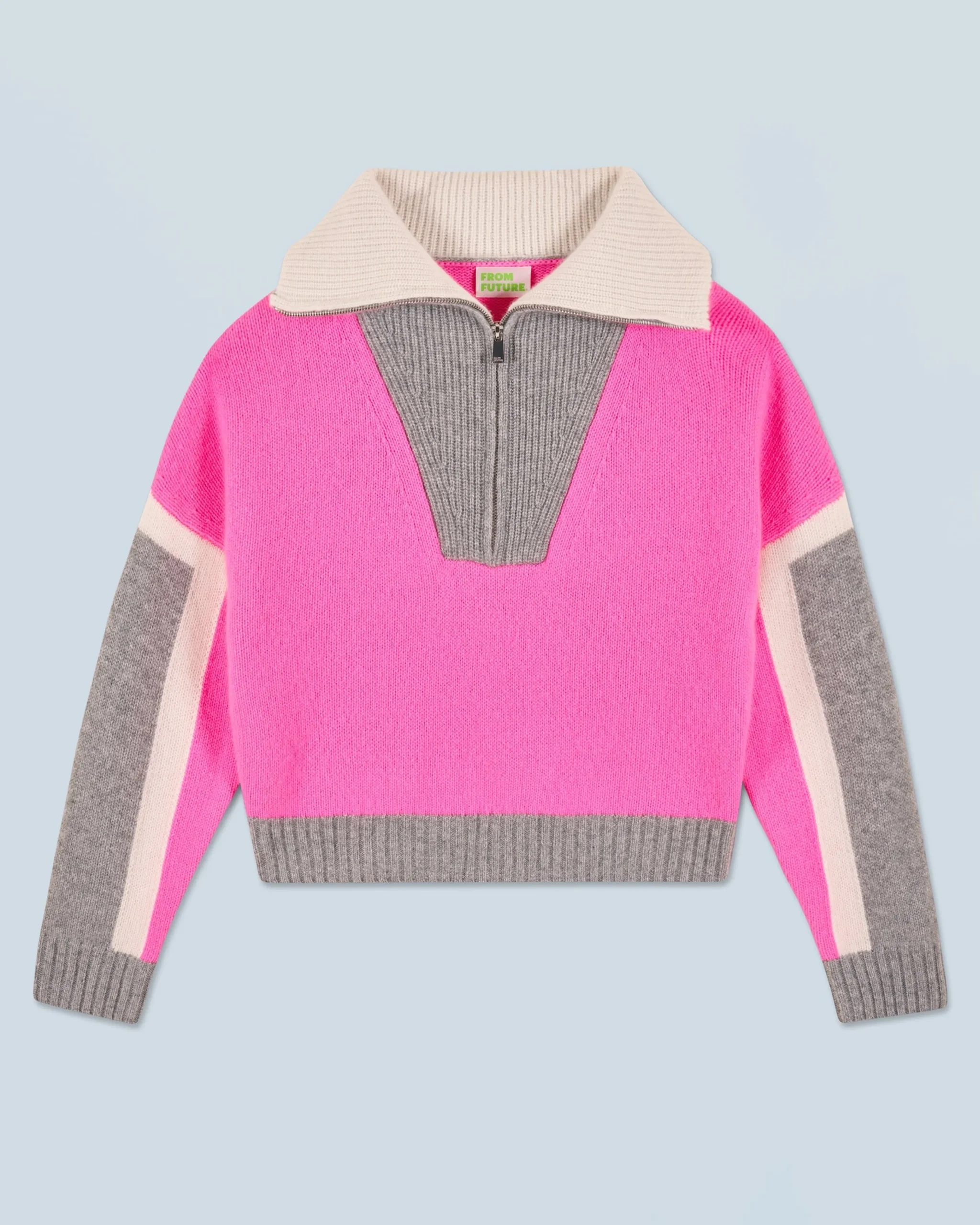 Pull Col Camionneur Tricolore^FROM FUTURE Best Sale
