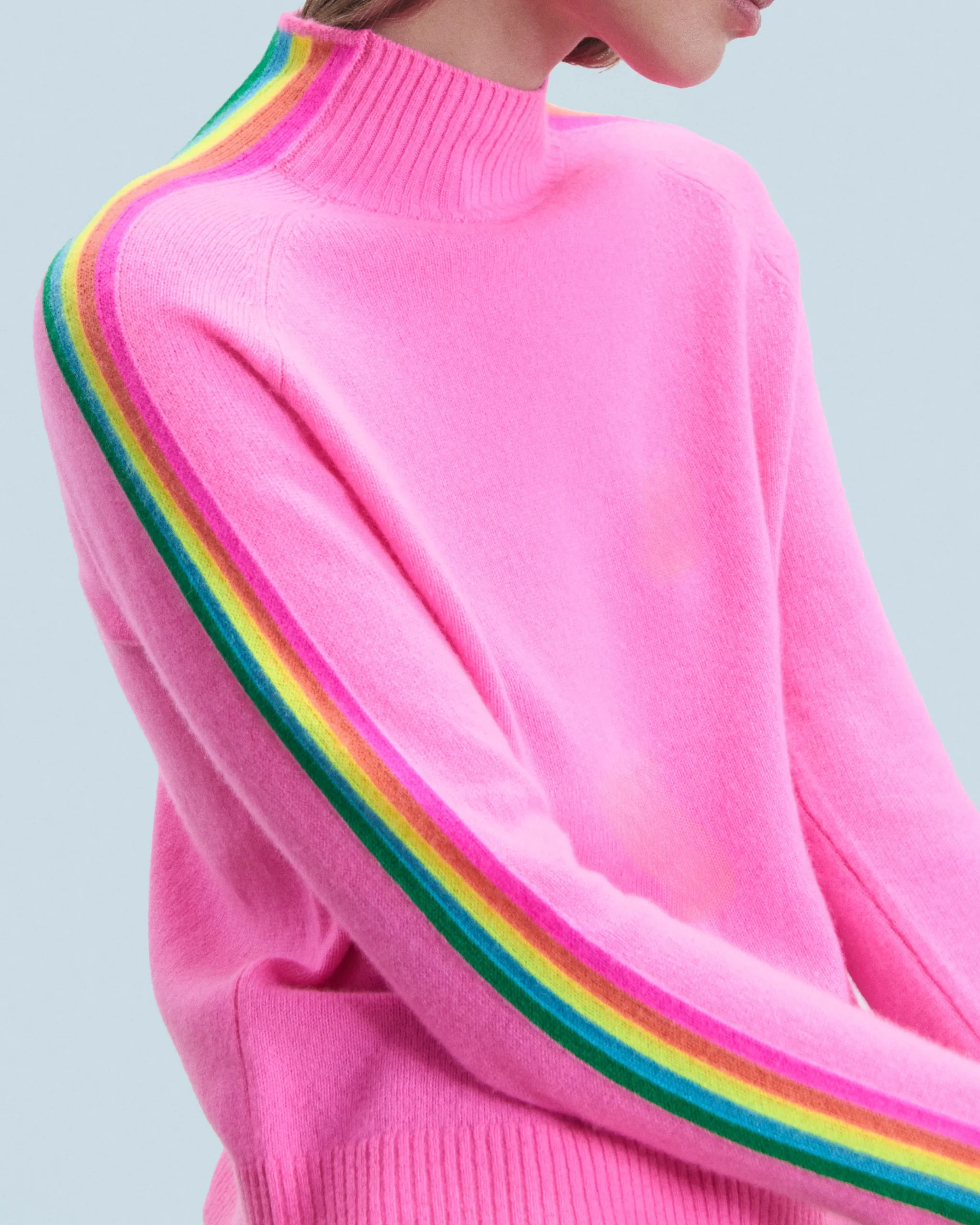 pull_col_montant_bandes_manches_multicolores_lger_3-3.webp Pull Col Montant Bandes Manches Multicolores Léger^FROM FUTURE Flash Sale