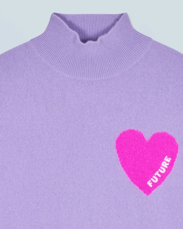 Pull Col Montant Coeur Léger^FROM FUTURE Clearance