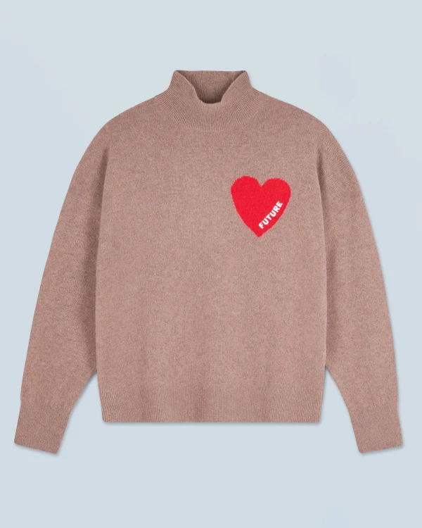Pull Col Montant Coeur Léger^FROM FUTURE Clearance