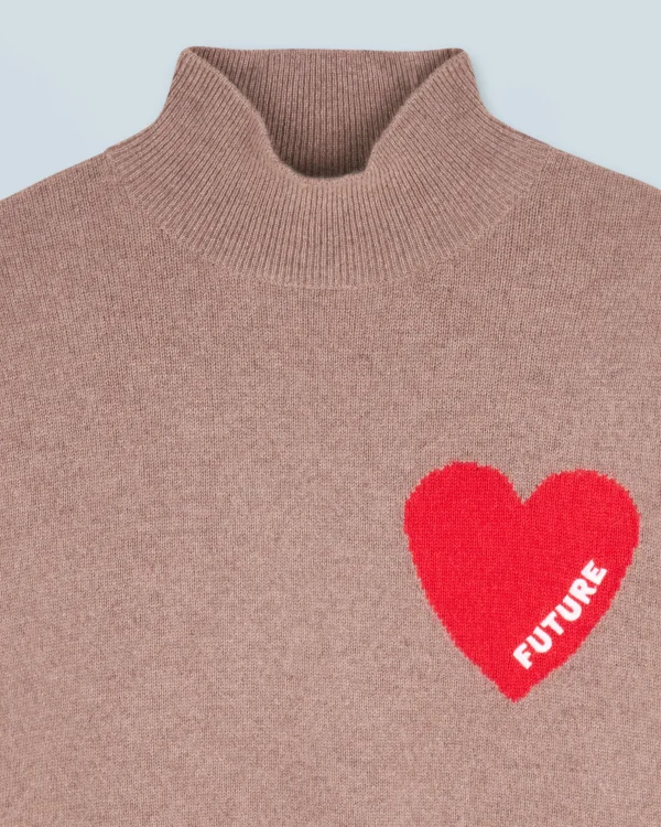 Pull Col Montant Coeur Léger^FROM FUTURE Clearance