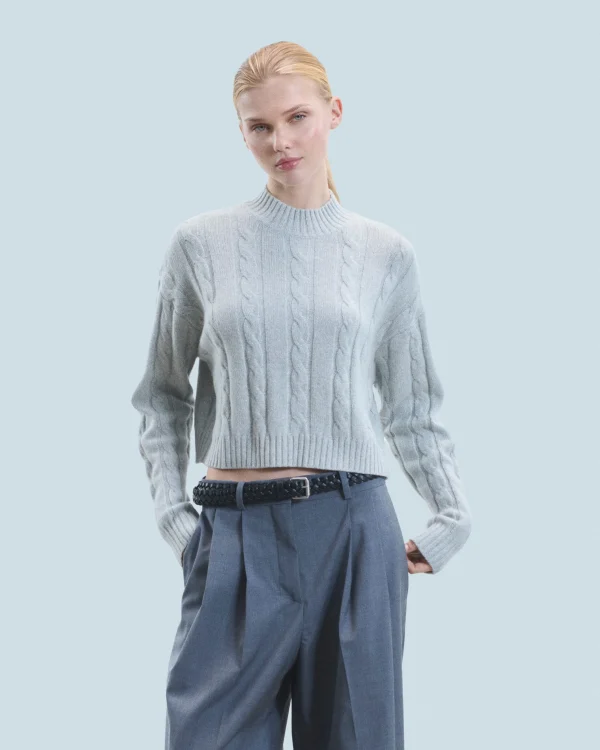 Pull Col Montant Court à Torsades^FROM FUTURE Discount
