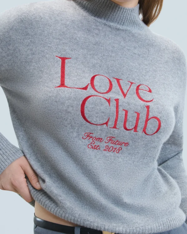 Pull Col Montant Love Club^FROM FUTURE Flash Sale
