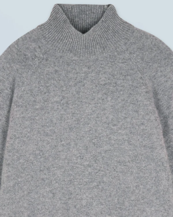Pull Col Montant Manches Coeurs Léger^FROM FUTURE Hot