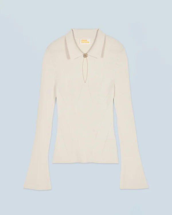 Pull Col Polo^FROM FUTURE Fashion