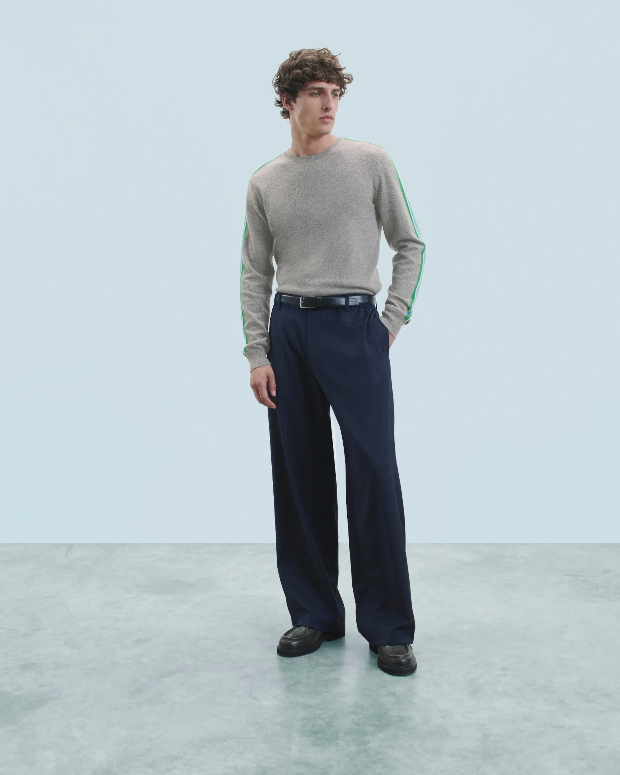 pull_col_rond_bandes_2.webp Pull Col Rond Bandes^FROM FUTURE Best Sale