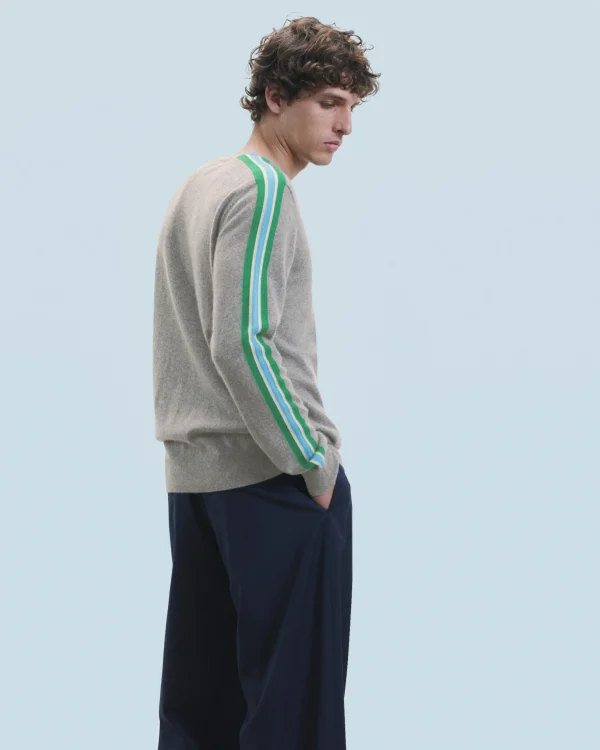 Pull Col Rond Bandes^FROM FUTURE Best Sale
