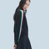 Pull Col Rond Bandes Manches Multicolore^FROM FUTURE Online