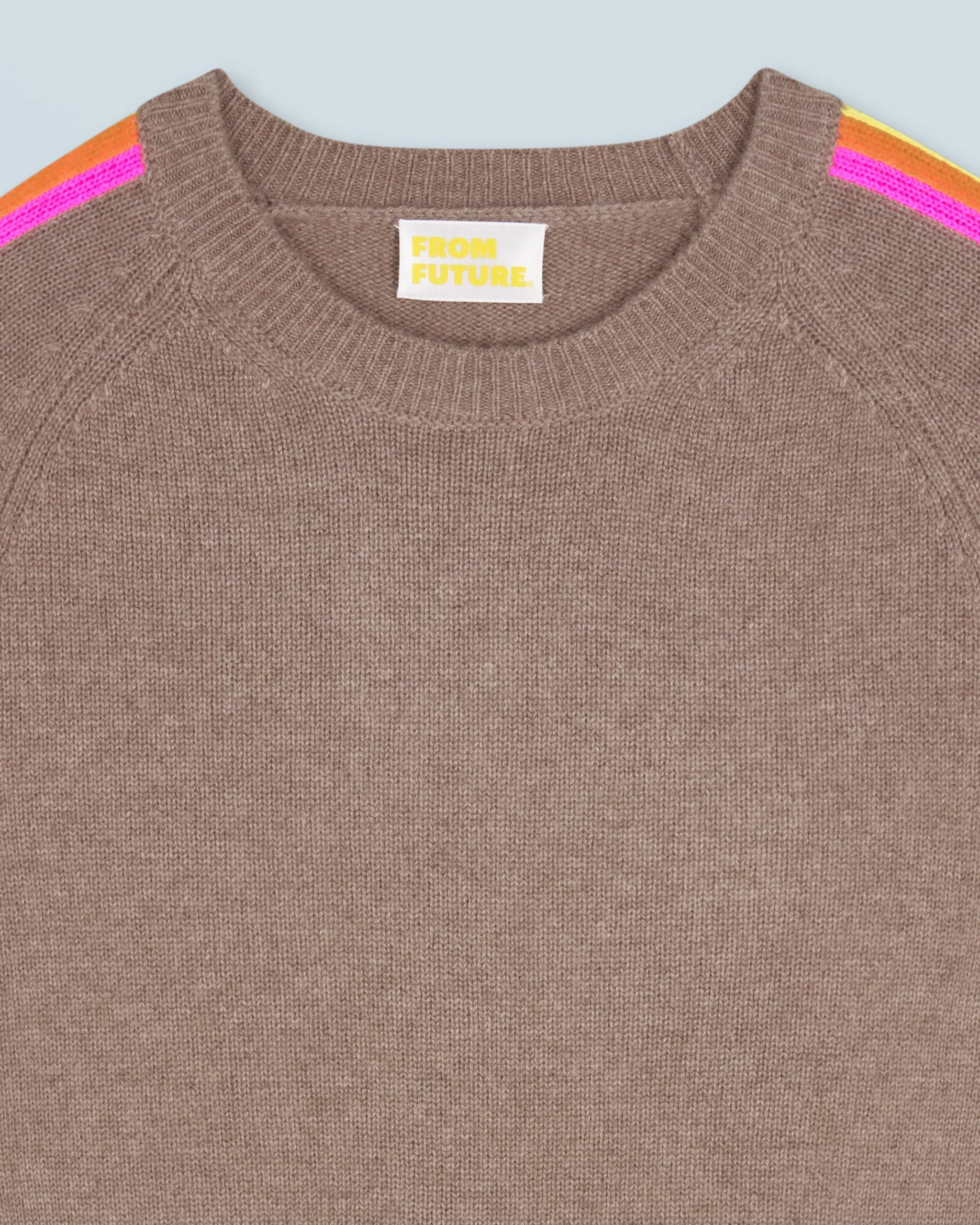 pull_col_rond_bandes_manches_multicolore_1-2.webp Pull Col Rond Bandes Manches Multicolore^FROM FUTURE Best Sale