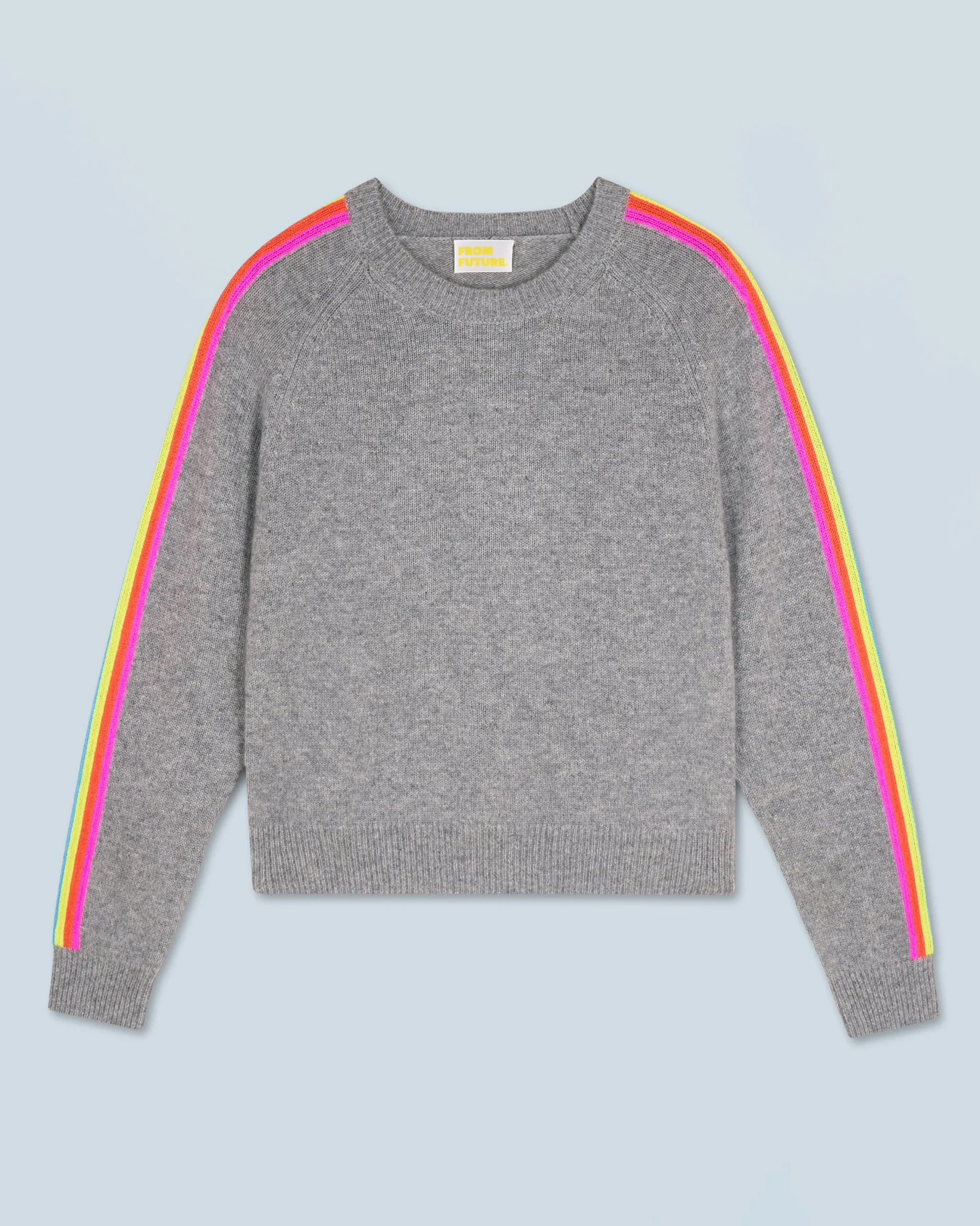 pull_col_rond_bandes_manches_multicolore_4-1.webp Pull Col Rond Bandes Manches Multicolore^FROM FUTURE Discount