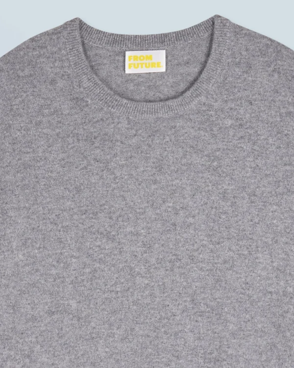 Pull Col Rond Basique^FROM FUTURE Best Sale