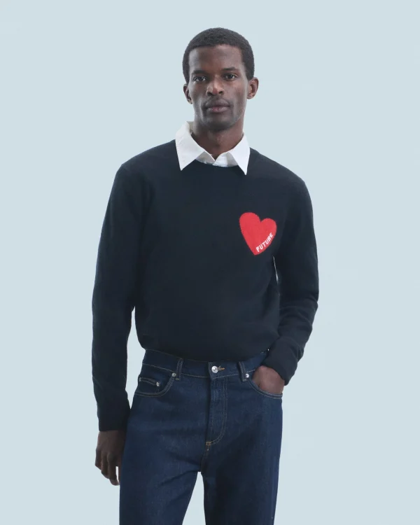 Pull Col Rond Coeur^FROM FUTURE Sale