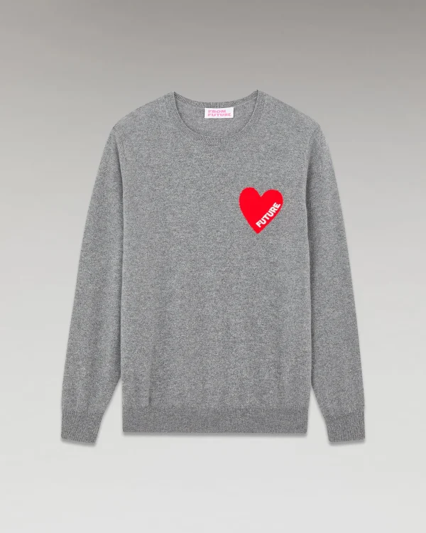 Pull Col Rond Coeur^FROM FUTURE New