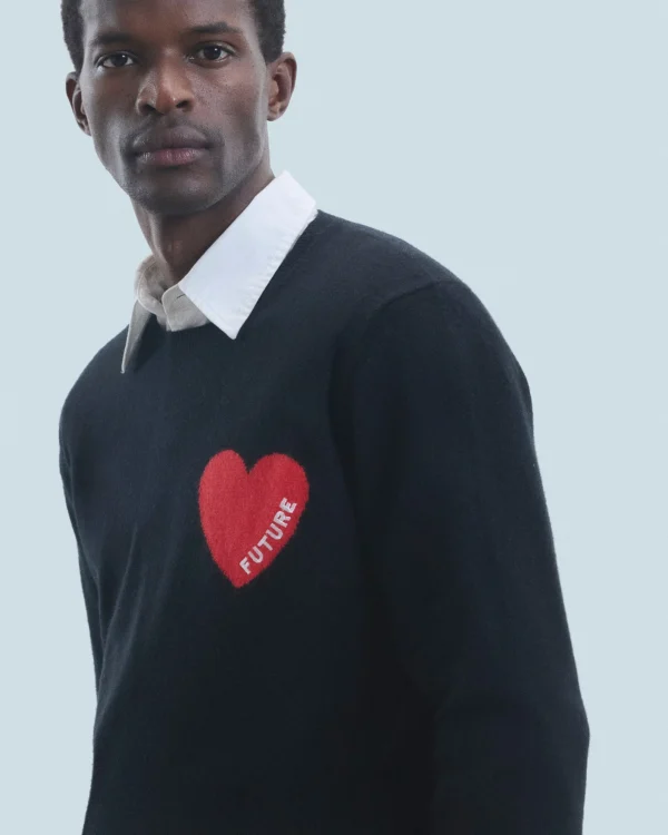 Pull Col Rond Coeur^FROM FUTURE Sale