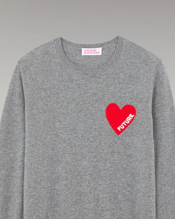 Pull Col Rond Coeur^FROM FUTURE New