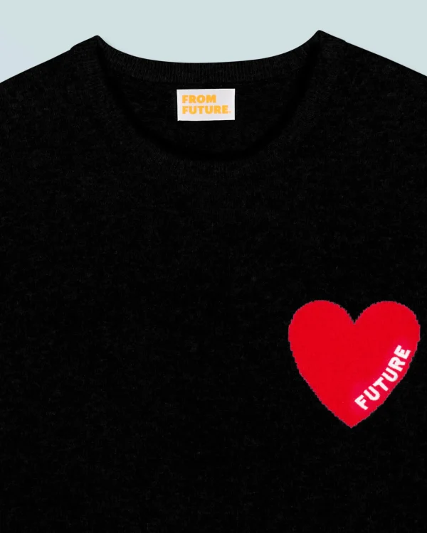 Pull Col Rond Coeur^FROM FUTURE Sale