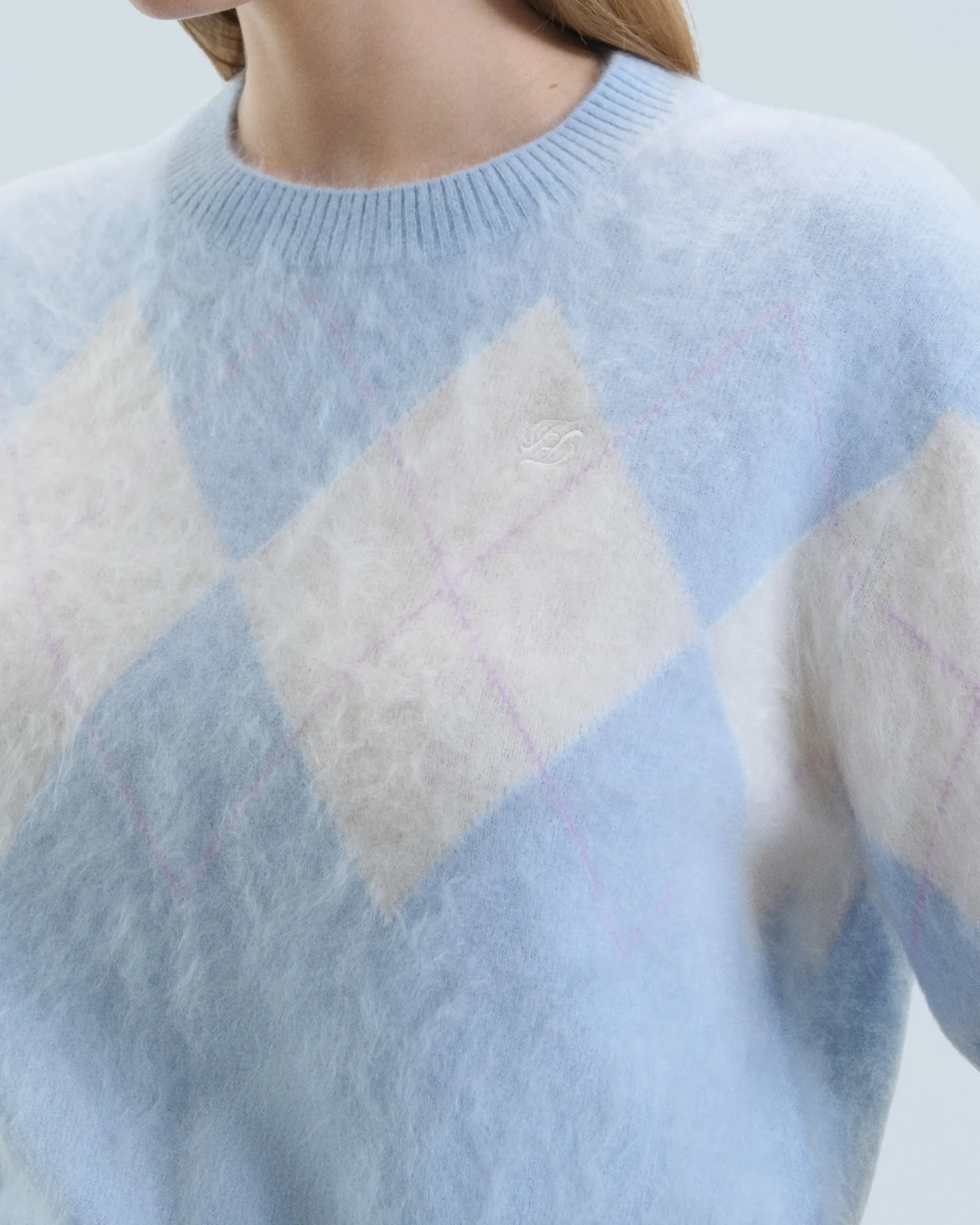 pull_col_rond_en_cachemire_bross__motif_losange_1.webp Pull Col Rond en Cachemire Brossé à Motif Losange^FROM FUTURE Flash Sale