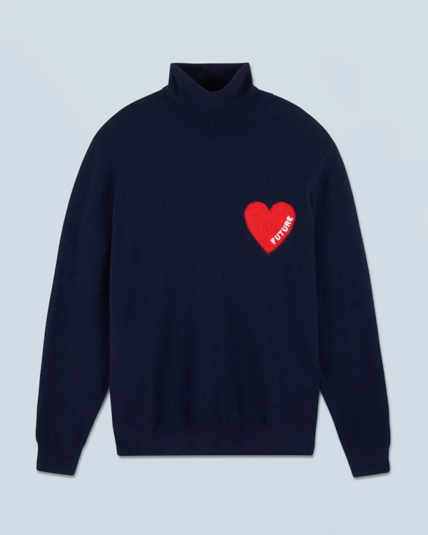 Pull Col Roulé Coeur^FROM FUTURE Cheap