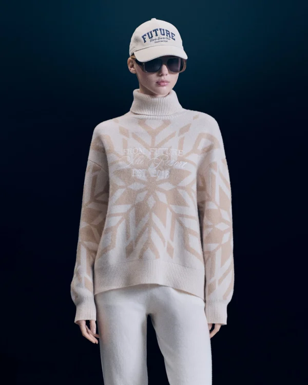 Pull Col Roulé Flocons^FROM FUTURE Flash Sale
