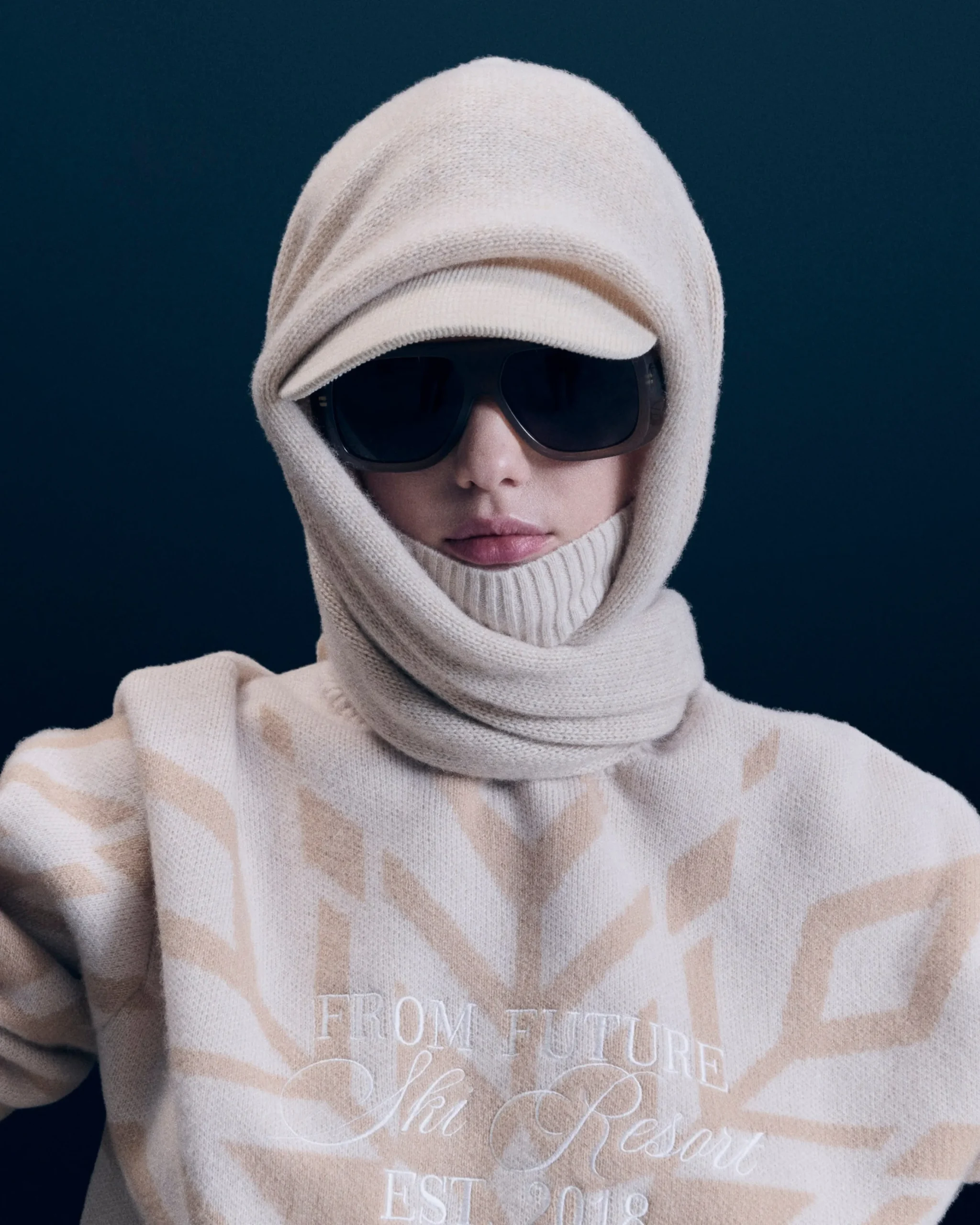 pull_col_roul_flocons_1.webp Pull Col Roulé Flocons^FROM FUTURE Flash Sale