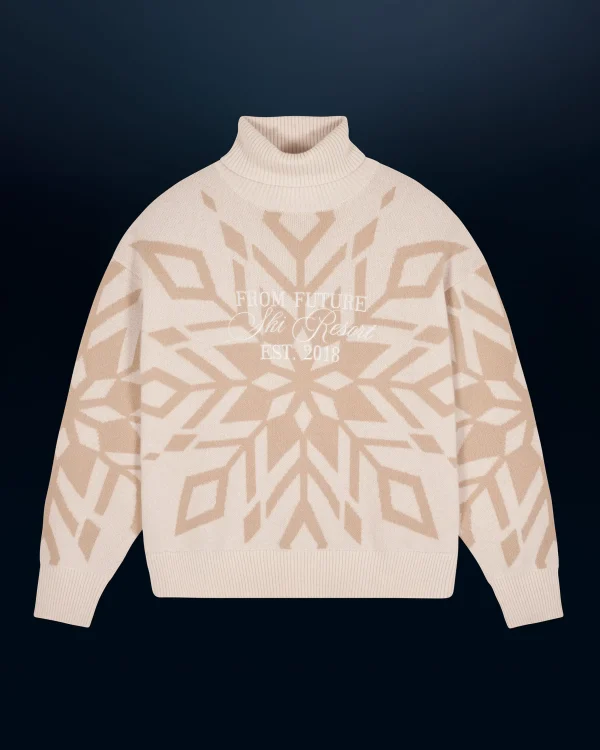Pull Col Roulé Flocons^FROM FUTURE Flash Sale