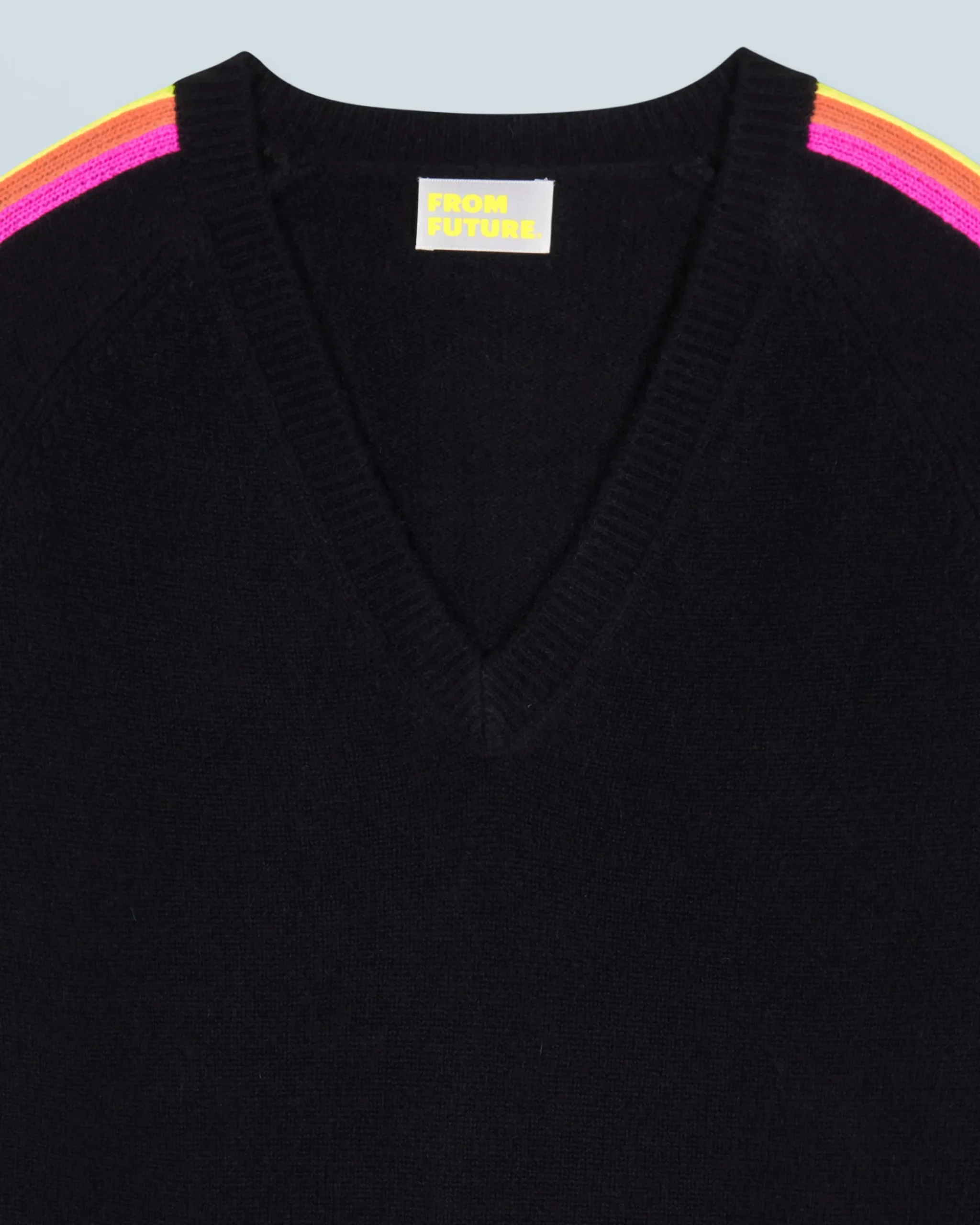 pull_col_v_bandes_manches_multicolore_1-2.webp Pull Col V Bandes Manches Multicolore^FROM FUTURE Online