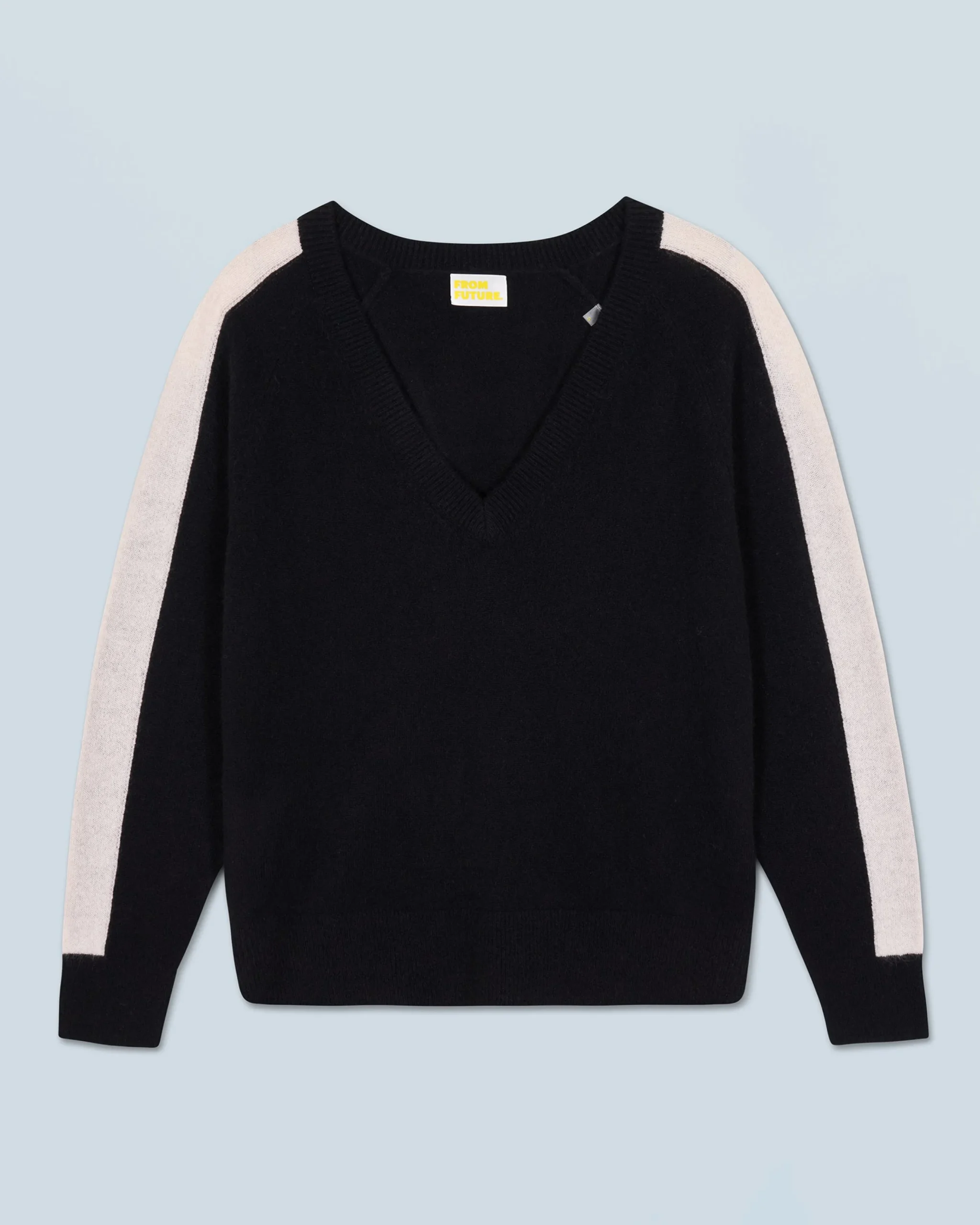 pull_col_v_oversize_bandes_bicolore_lger_0-3.webp Pull Col V Oversize Bandes Bicolore Léger^FROM FUTURE Fashion