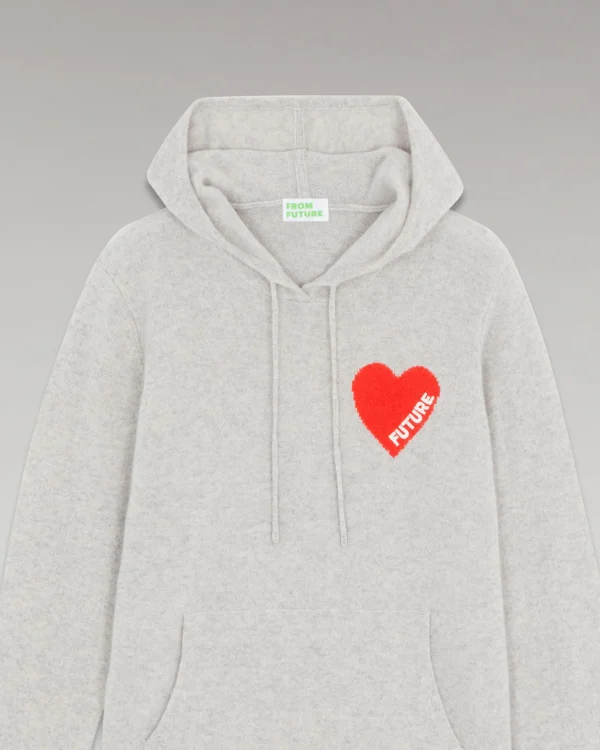 Pull Hoodie Coeur Léger^FROM FUTURE Best Sale
