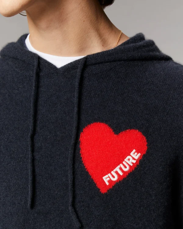 Pull Hoodie Coeur Léger^FROM FUTURE Best Sale