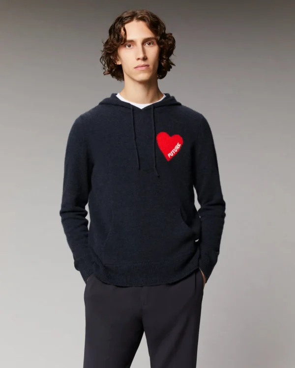 Pull Hoodie Coeur Léger^FROM FUTURE Best Sale