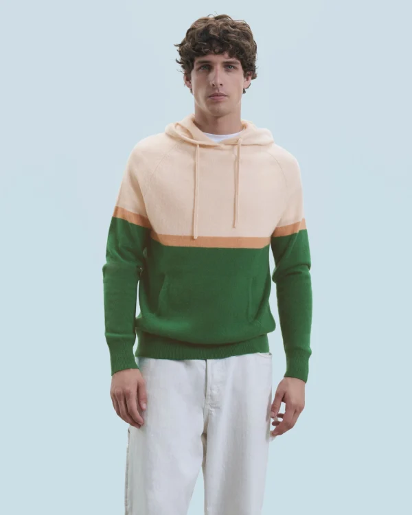 Pull Hoodie Color Block^FROM FUTURE Outlet