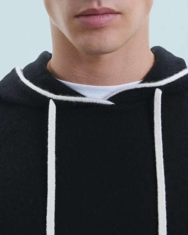 Pull Hoodie Liserets Contrastes Léger^FROM FUTURE Best