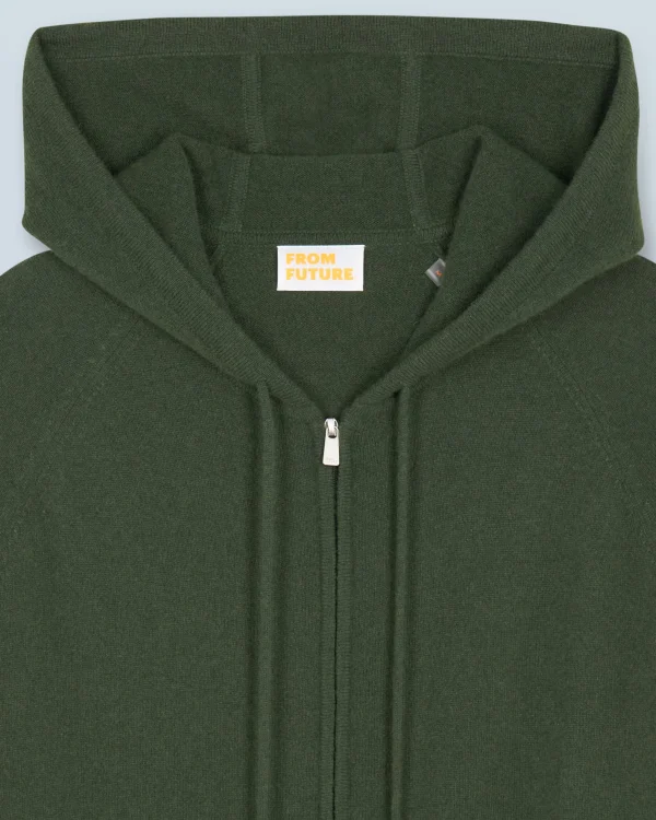 Pull Hoodie Zippé Basique^FROM FUTURE Best Sale