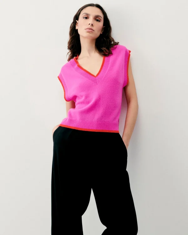 Pull Sans Manche Bicolore^FROM FUTURE Discount