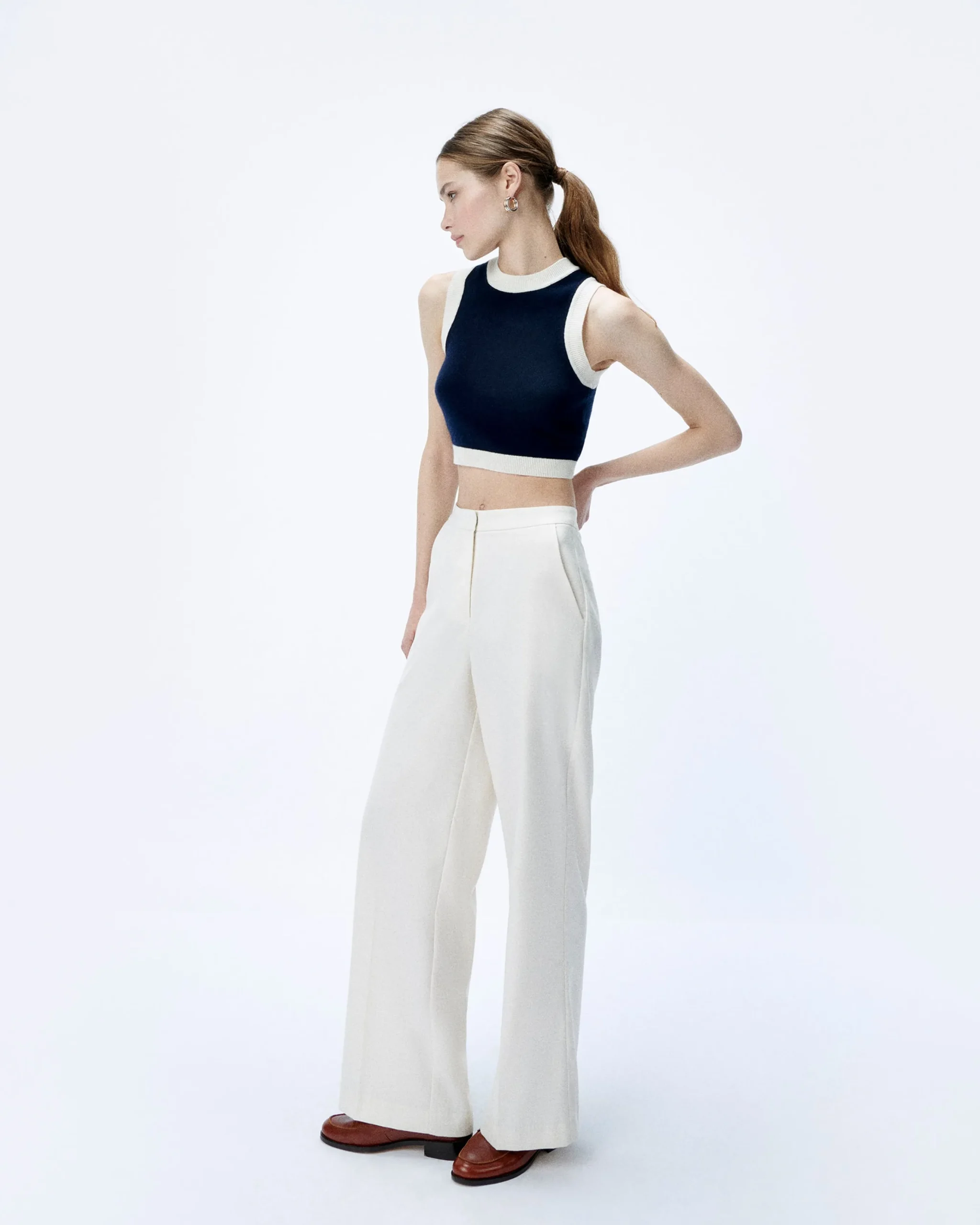 Pull Sans Manche Bicolore^FROM FUTURE Flash Sale
