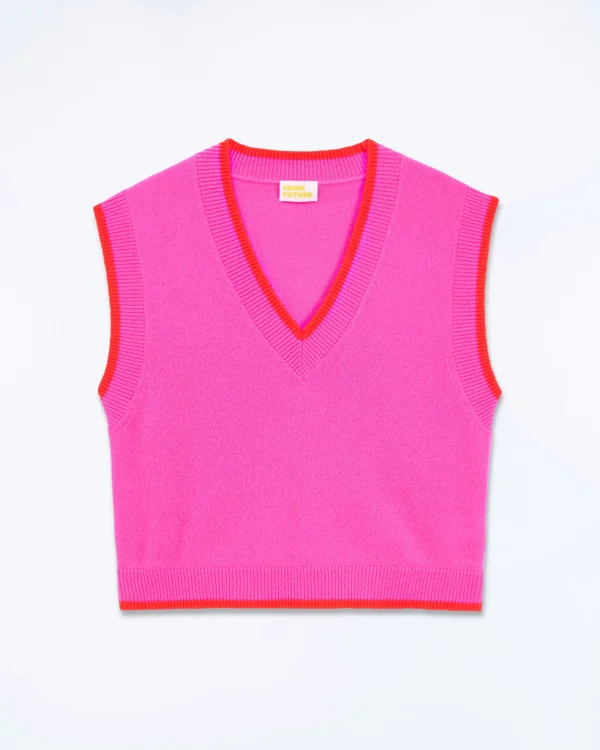 Pull Sans Manche Bicolore^FROM FUTURE Discount